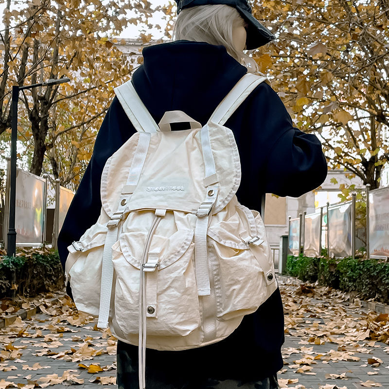 No More Nylon Large Capacity Lightweight Backpack - Versatile Everyday Bag - Image 2