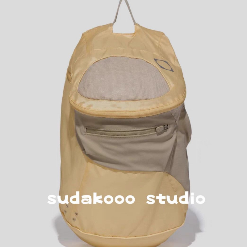MSCHF 2025 Summer Two-Tone Nylon Backpack - Versatile Unisex Daypack - Image 5